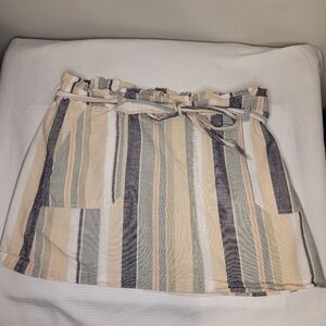 American Eagle Linen Blend Mini Skirt sz XXL